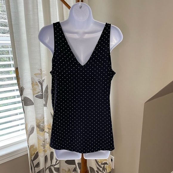 Nwt Old Navy Spotted V-Neck Tank Size Small - Picture 3 of 4